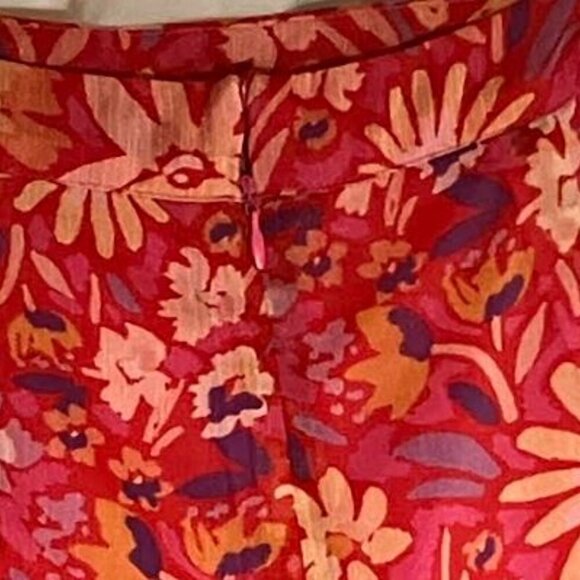 Lulus Flower Fun Red Multi-Floral Print Palazzo Pants Size S EUC - Picture 9 of 12